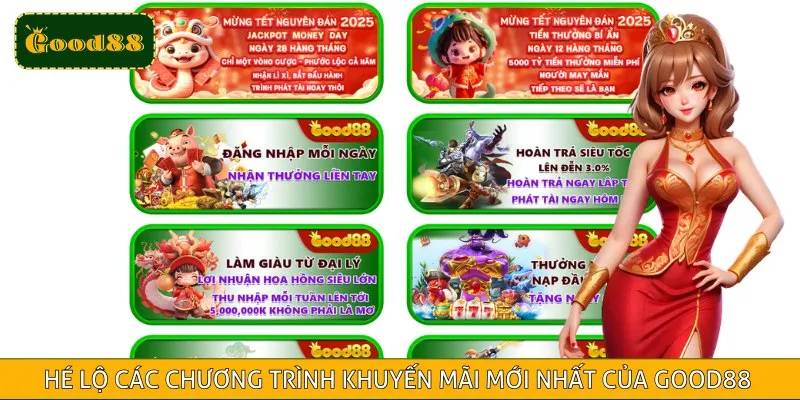TOP các chương trình khuyến mãi khủng tại nhà cái cá cược Good88