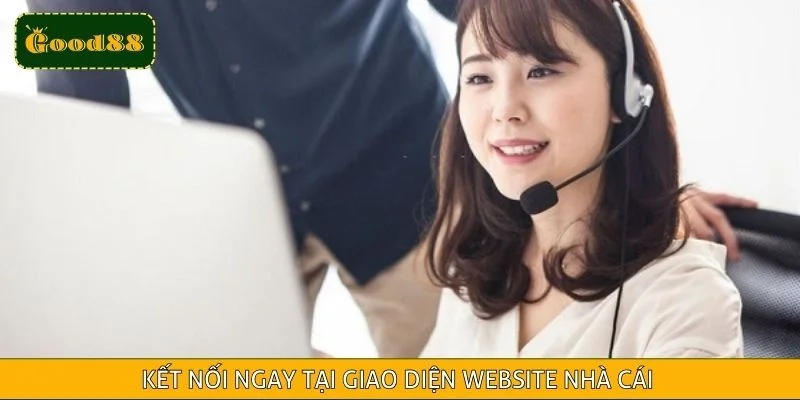 Kết nối ngay tại giao diện website nhà cái