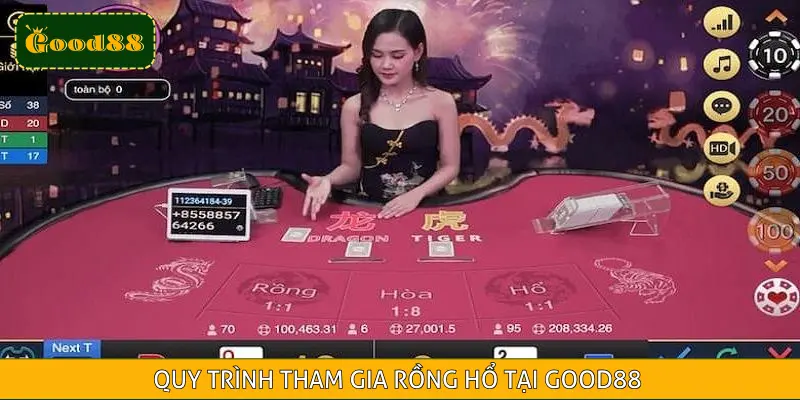 Thao tác chơi rồng hổ tại nhà cái